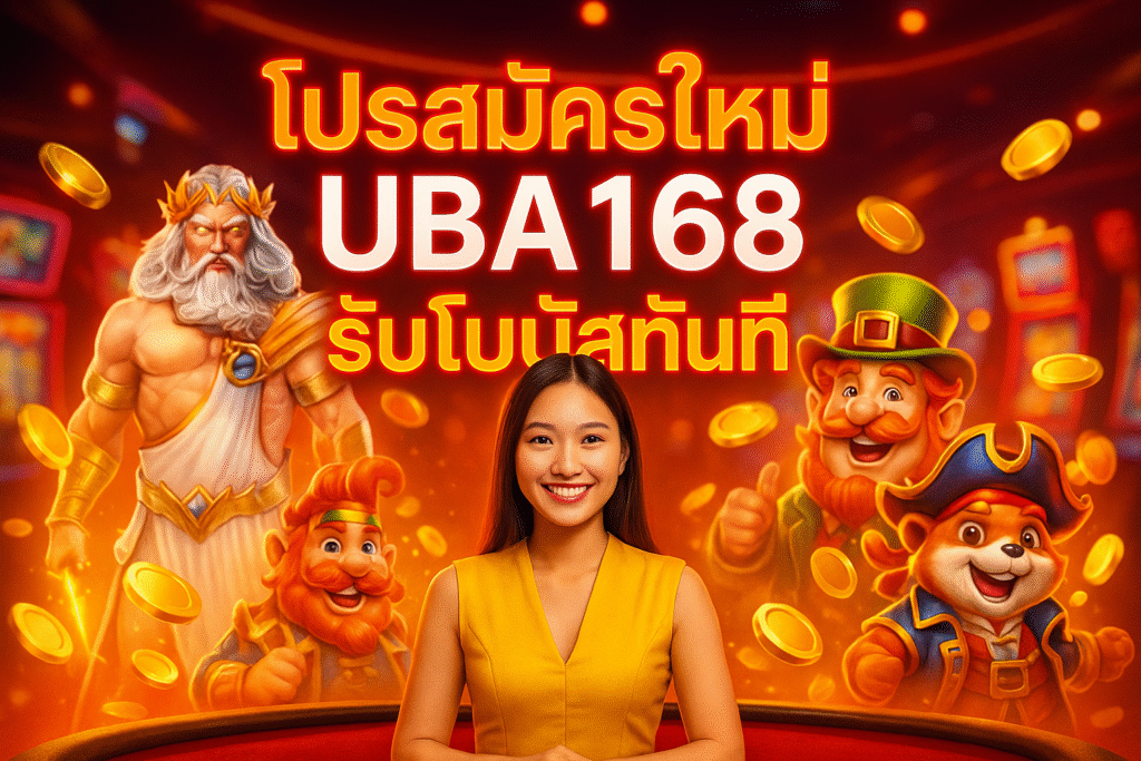 โปรสมัครใหม่ UBA168 รับโบนัสทันที