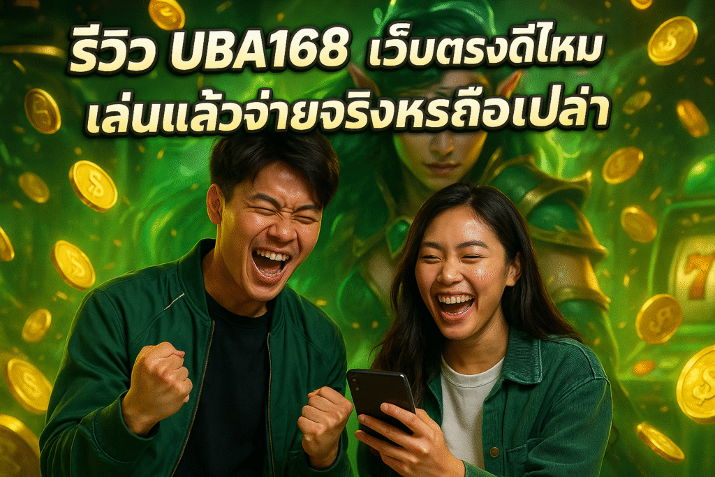 รีวิว UBA168 เว็บตรงดีไหม เล่นแล้วจ่ายจริงหรือเปล่า